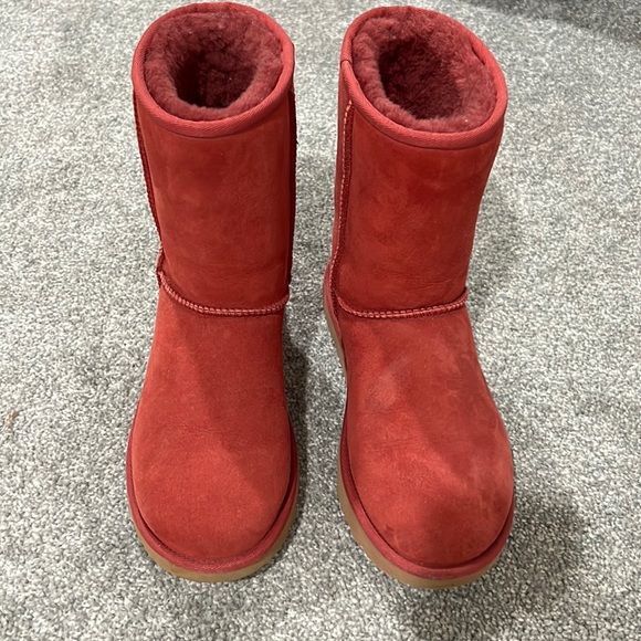 UGG Shoes - COPY - Red Uggs. Barely worn. Size 7